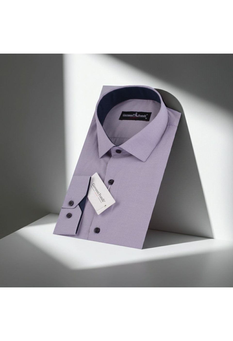 Slim Fit Uzun Kol Desenli Erkek Gömlek 3GMK310336003 - Giovanni Fratelli