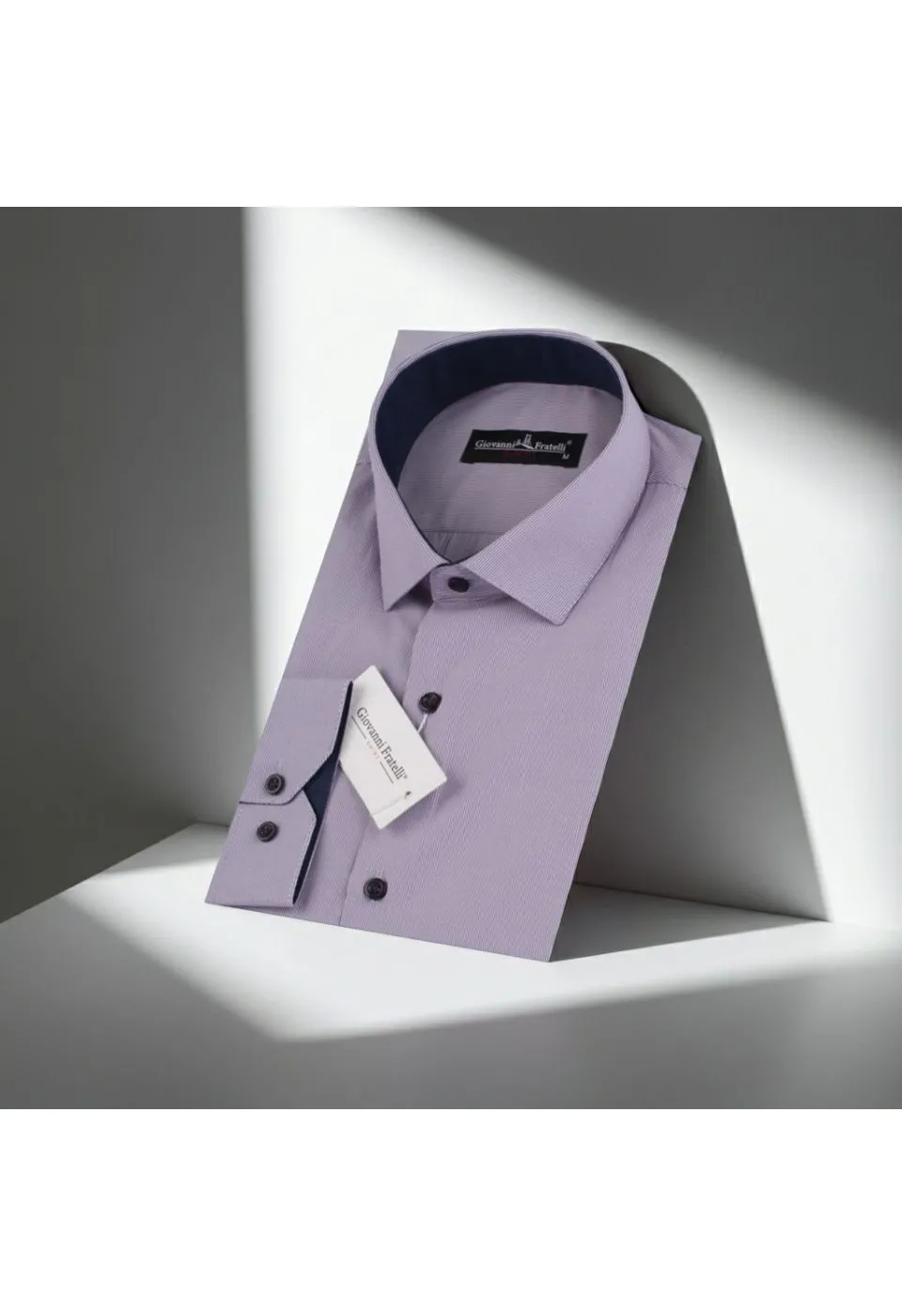 Slim Fit Uzun Kol Desenli Erkek Gömlek 3GMK310336003 - Giovanni Fratelli