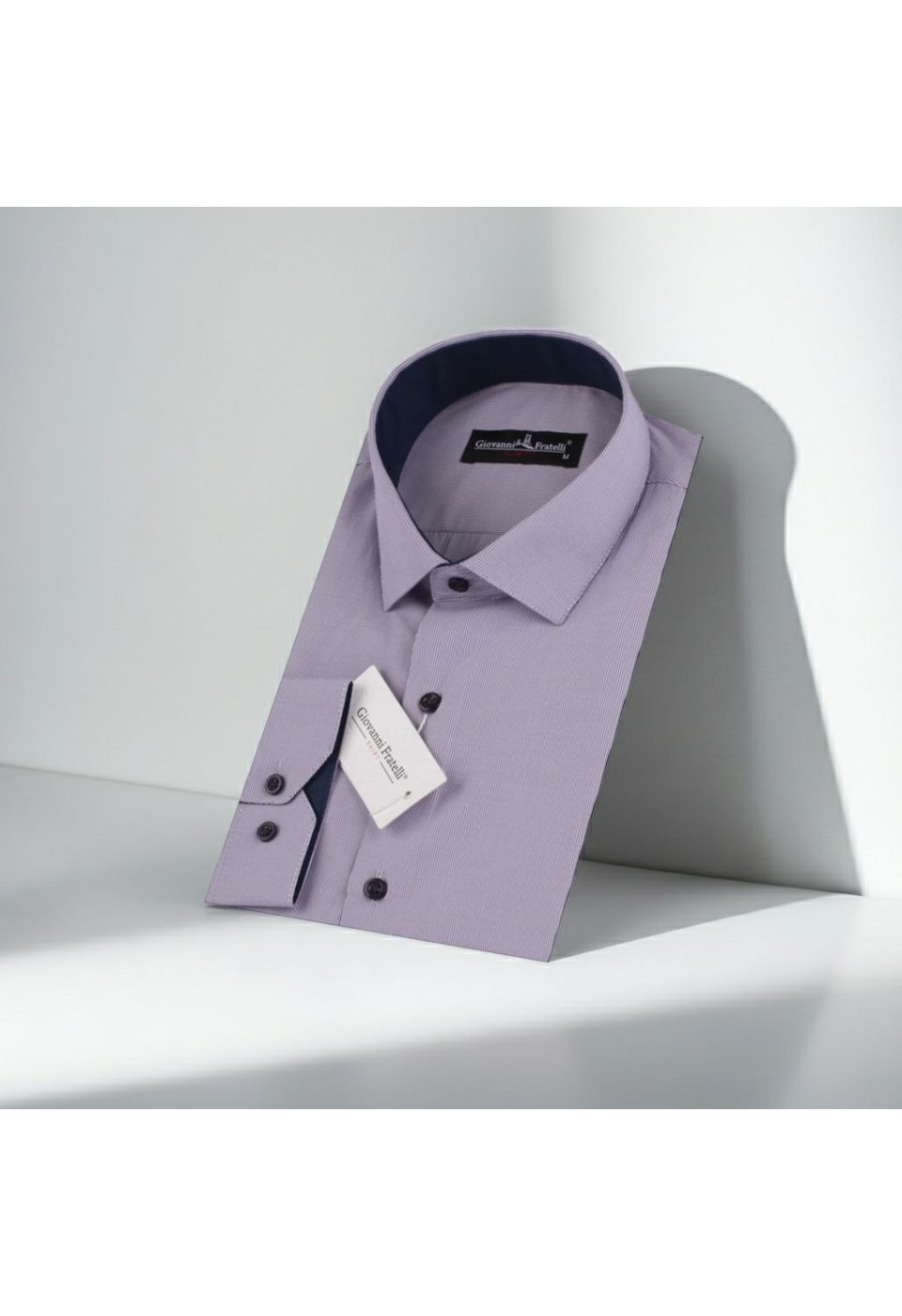 Slim Fit Uzun Kol Desenli Erkek Gömlek 3GMK310336003 - Giovanni Fratelli