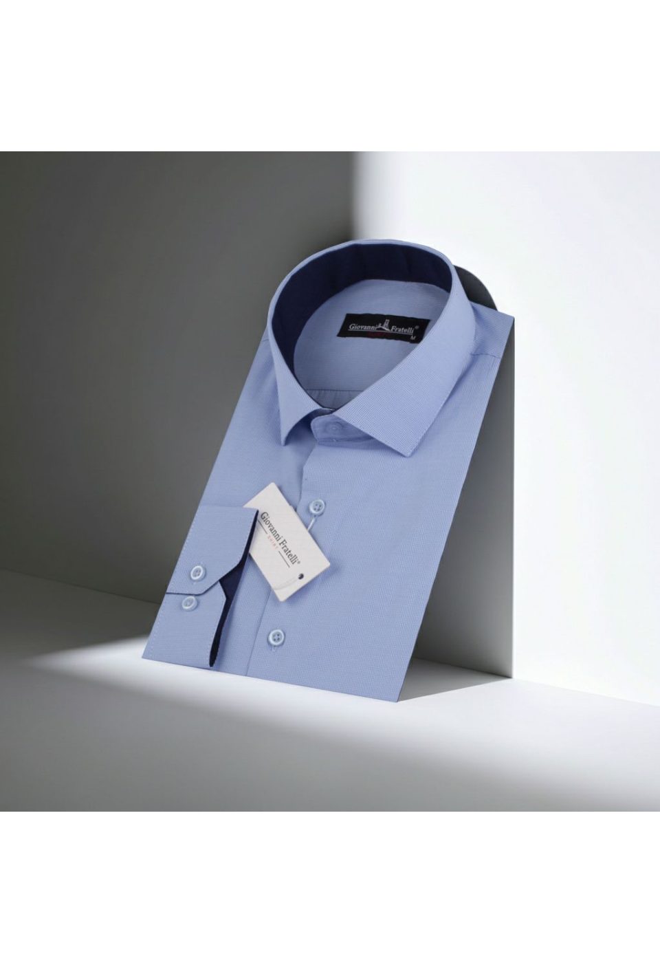 Slim Fit Uzun Kol Desenli Erkek Gömlek 3GMK310336004 - Giovanni Fratelli