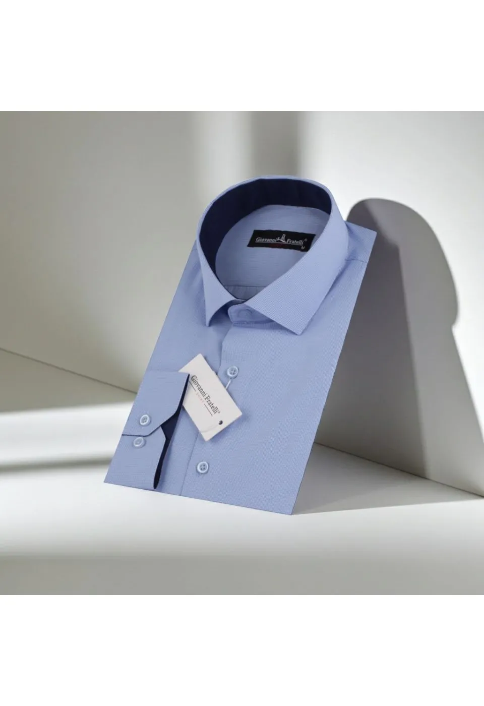 Slim Fit Uzun Kol Desenli Erkek Gömlek 3GMK310336004 - Giovanni Fratelli