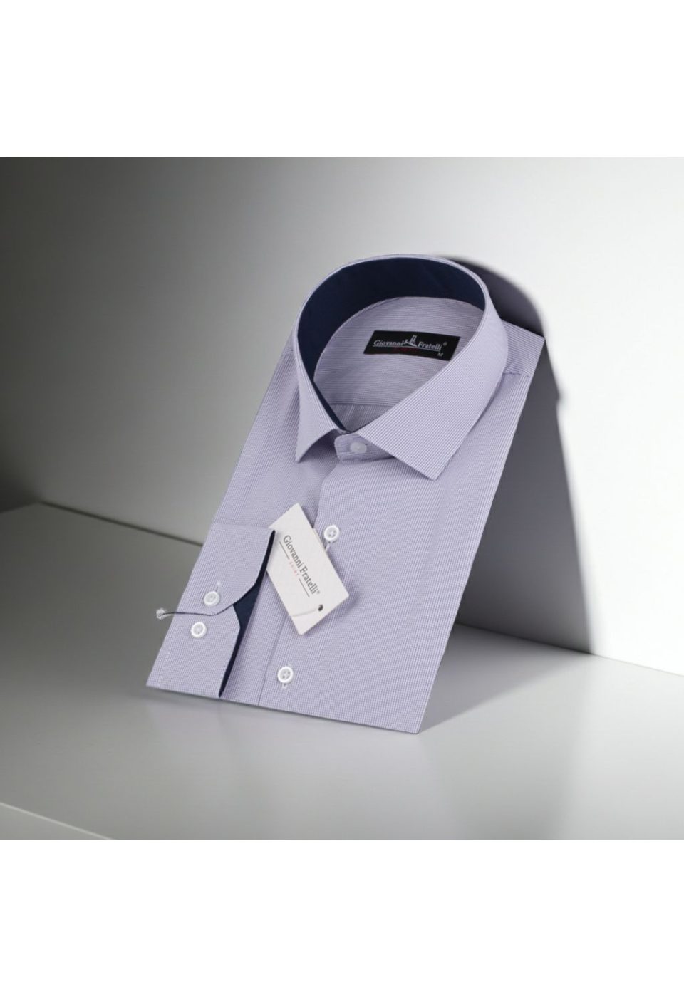 Slim Fit Uzun Kol Desenli Erkek Gömlek 3GMK310336006 - Giovanni Fratelli