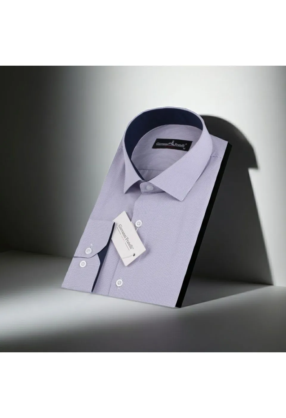Slim Fit Uzun Kol Desenli Erkek Gömlek 3GMK310336006 - Giovanni Fratelli