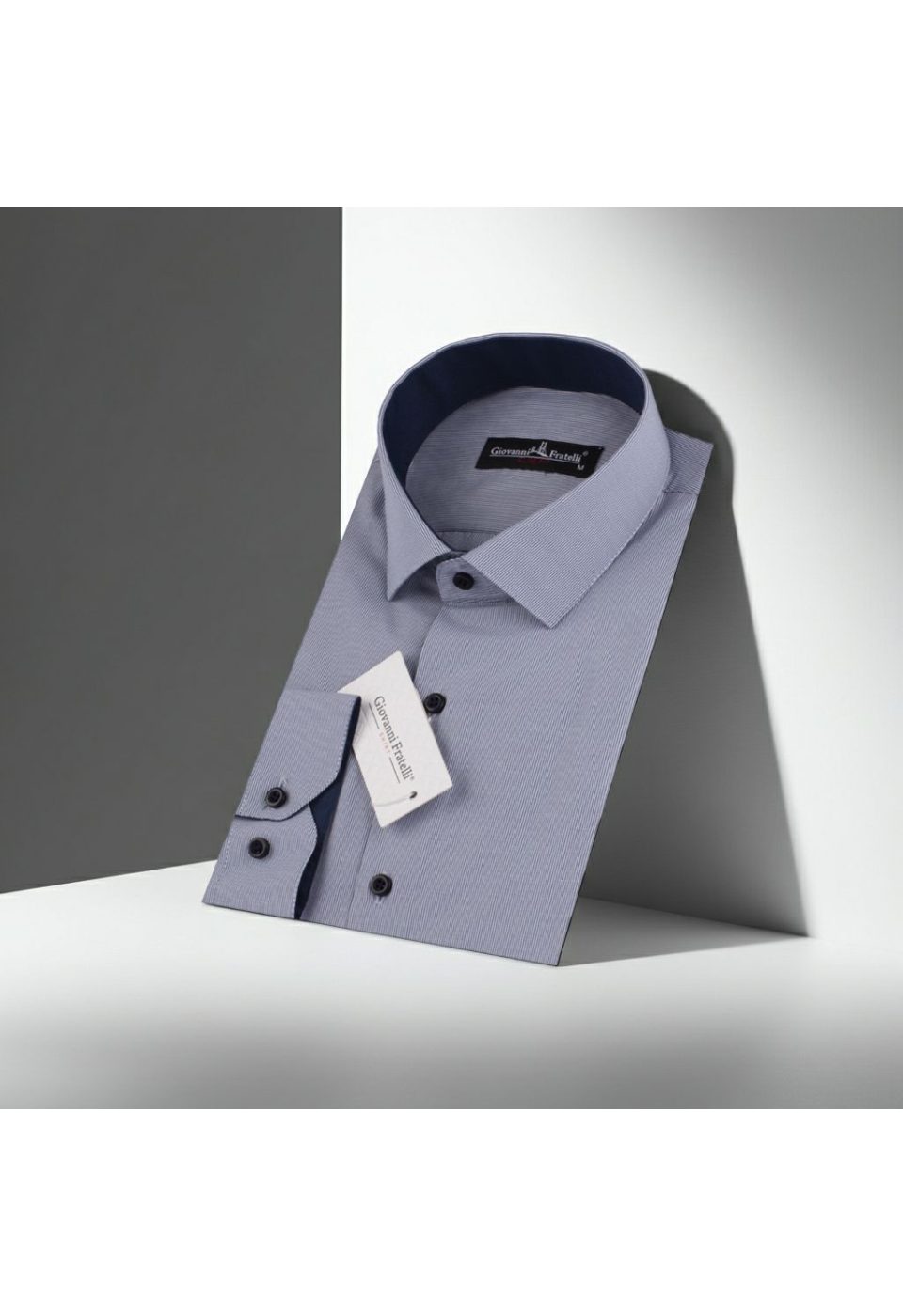 Slim Fit Uzun Kol Desenli Erkek Gömlek 3GMK310336007 - Giovanni Fratelli