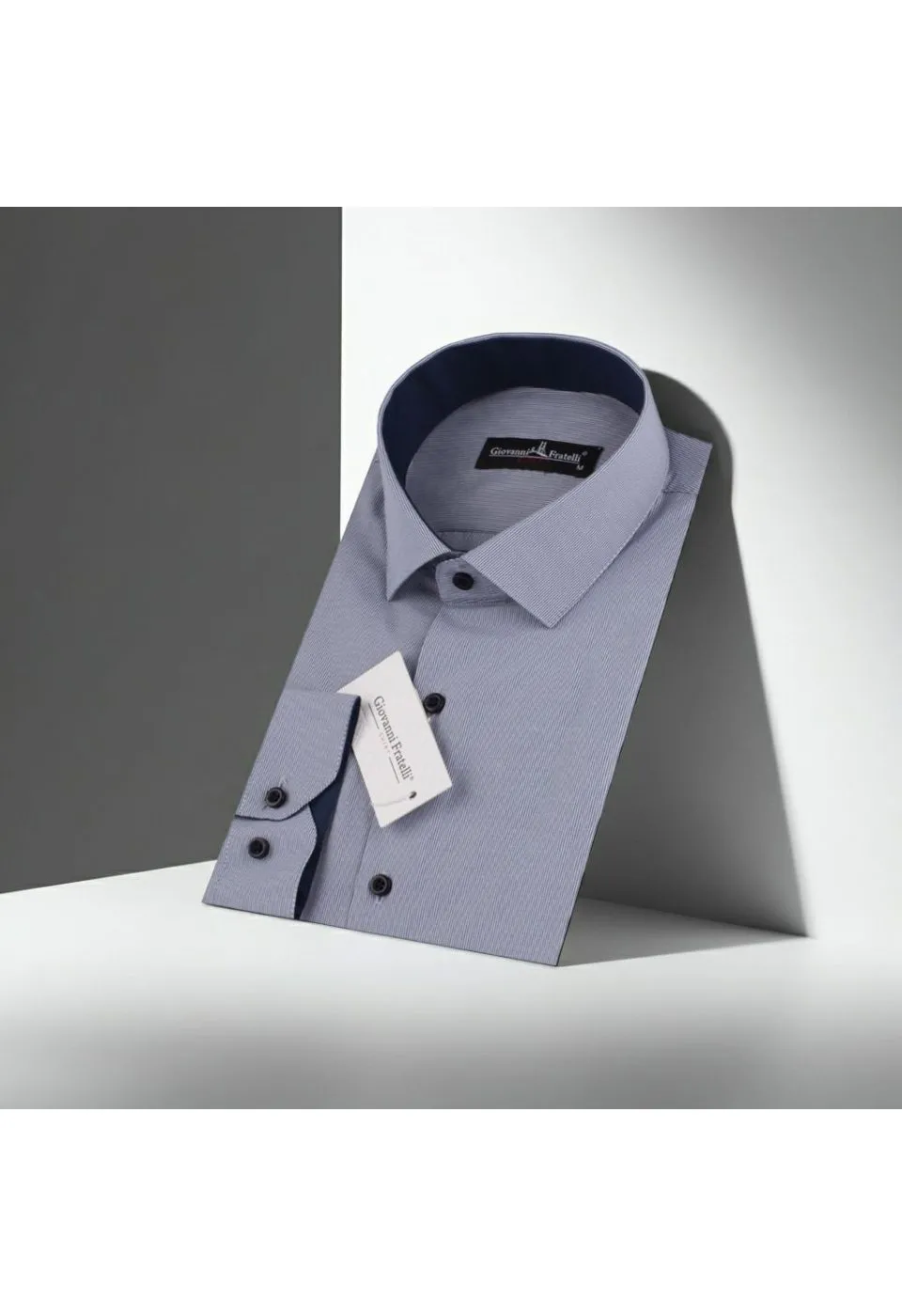 Slim Fit Uzun Kol Desenli Erkek Gömlek 3GMK310336007 - Giovanni Fratelli