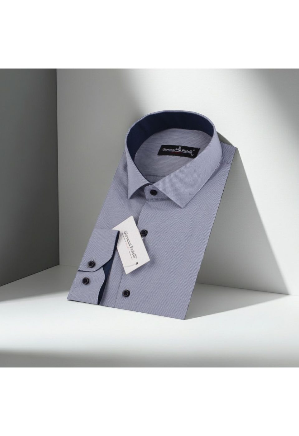 Slim Fit Uzun Kol Desenli Erkek Gömlek 3GMK310336007 - Giovanni Fratelli