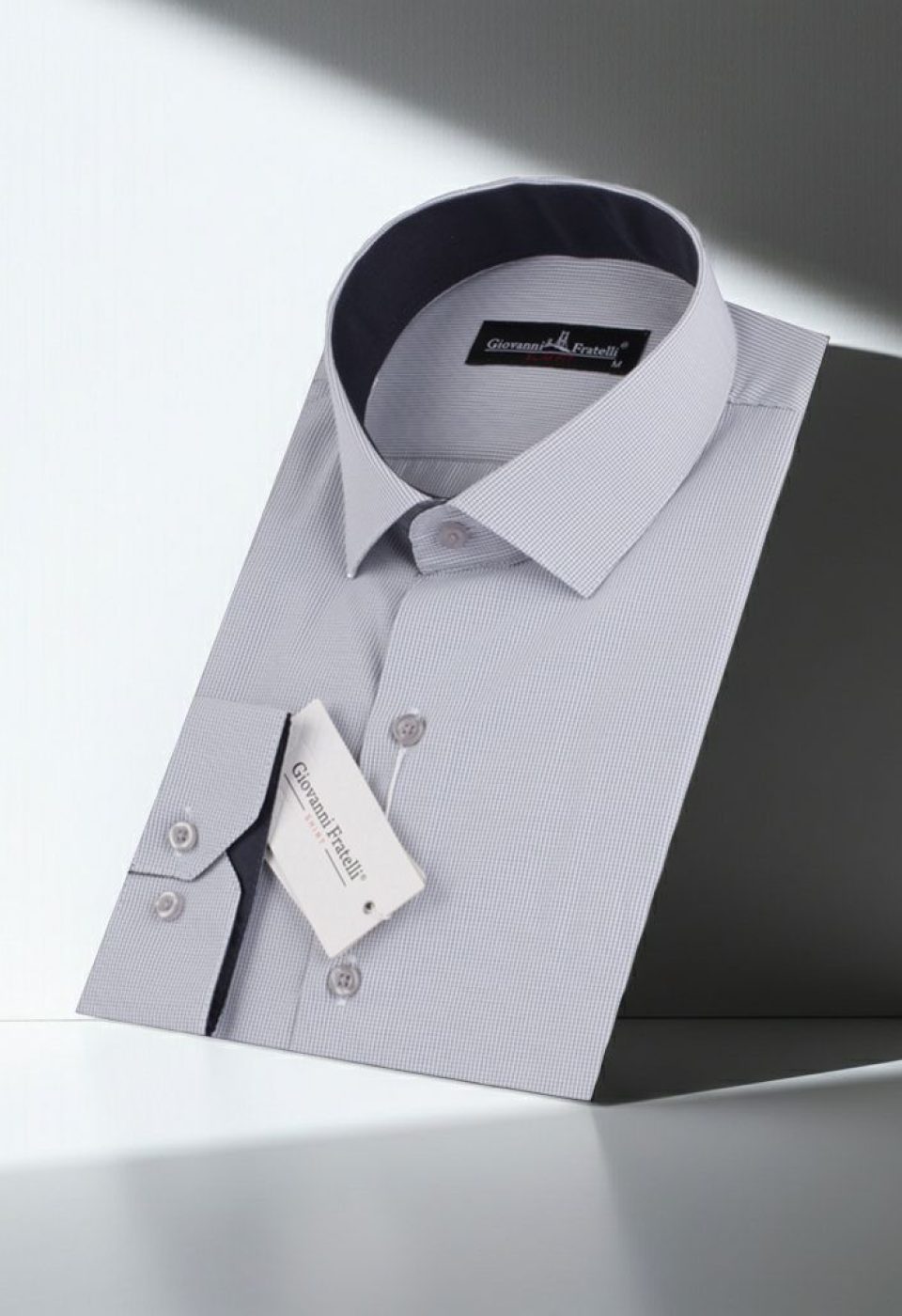 Slim Fit Uzun Kol Desenli Erkek Gömlek 3GMK310336008 - Giovanni Fratelli