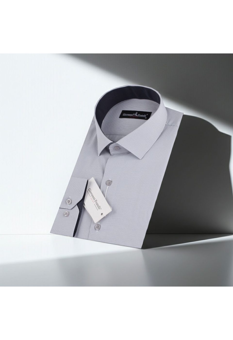 Slim Fit Uzun Kol Desenli Erkek Gömlek 3GMK310336008 - Giovanni Fratelli