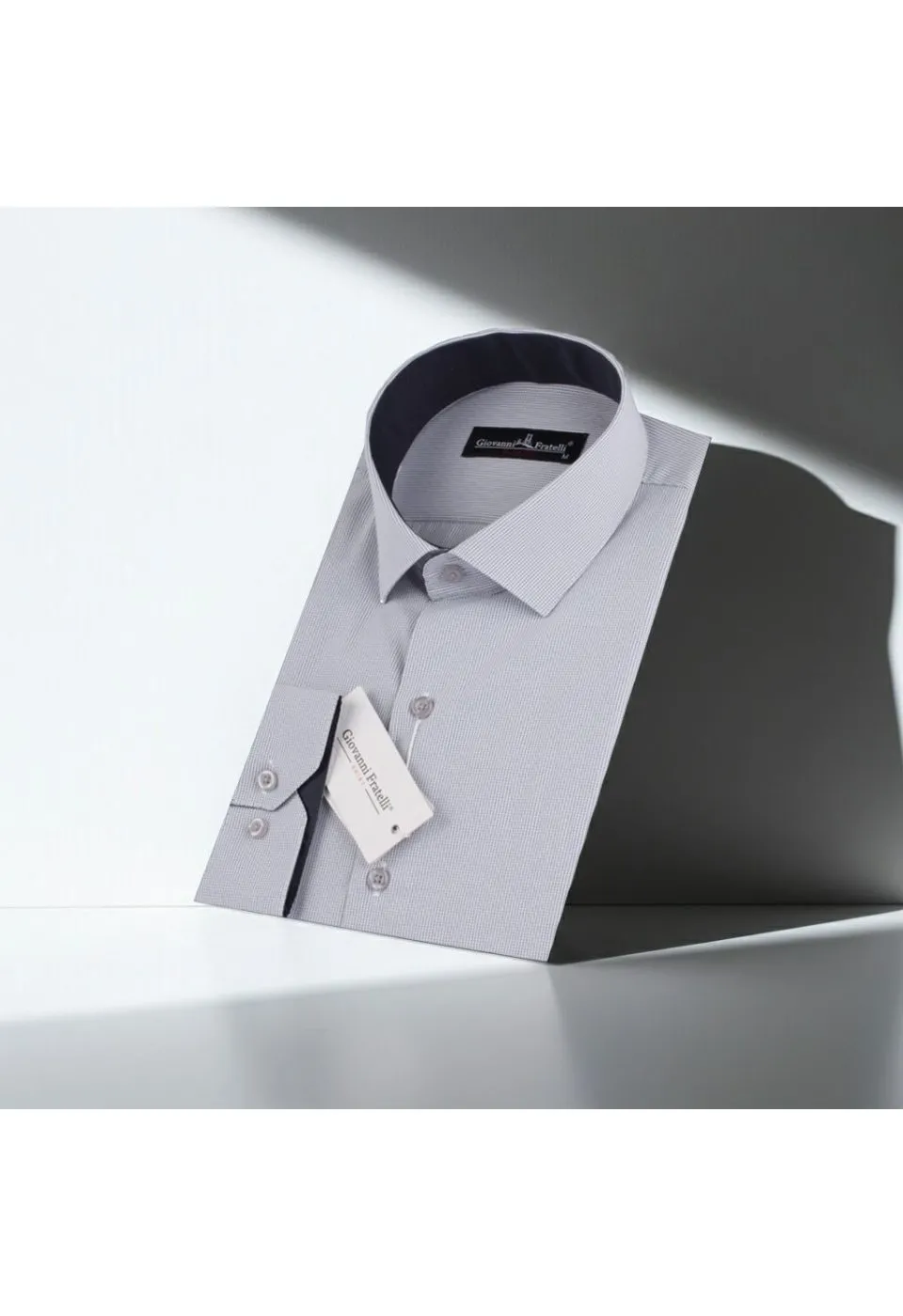 Slim Fit Uzun Kol Desenli Erkek Gömlek 3GMK310336008 - Giovanni Fratelli