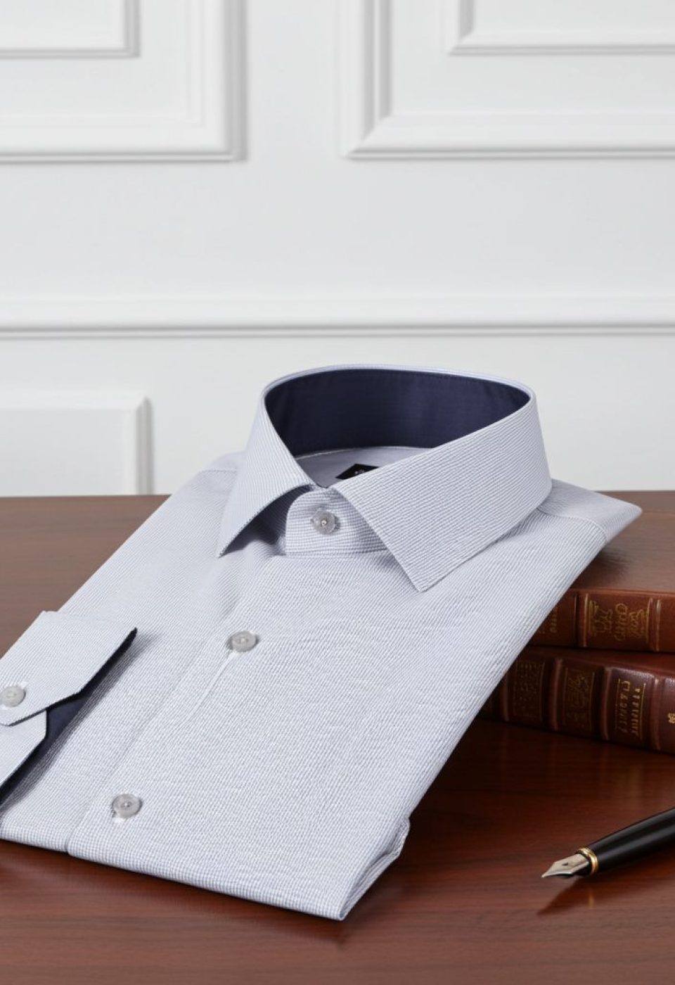 Slim Fit Uzun Kol Desenli Erkek Gömlek 3GMK310336008