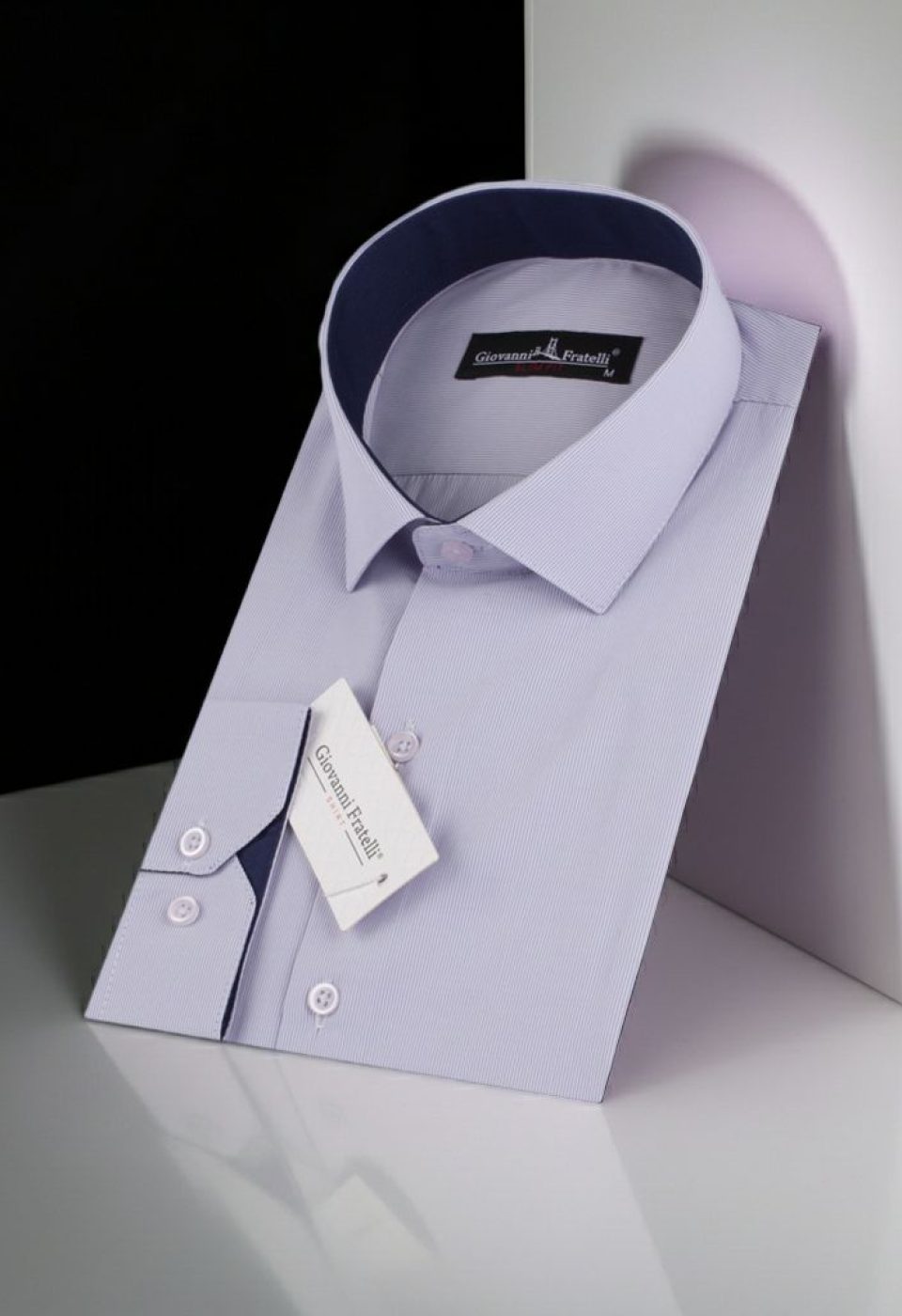 Slim Fit Uzun Kol Desenli Erkek Gömlek 3GMK310336009 - Giovanni Fratelli