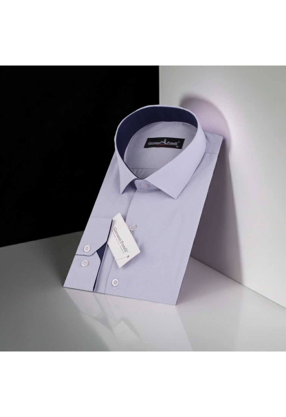 Slim Fit Uzun Kol Desenli Erkek Gömlek 3GMK310336009 - Giovanni Fratelli
