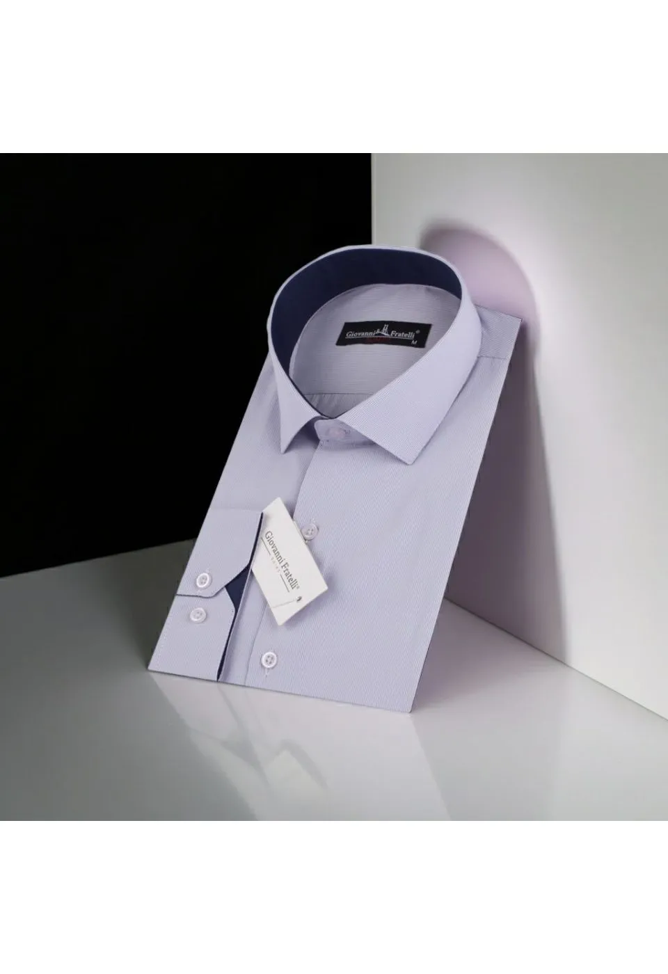 Slim Fit Uzun Kol Desenli Erkek Gömlek 3GMK310336009 - Giovanni Fratelli