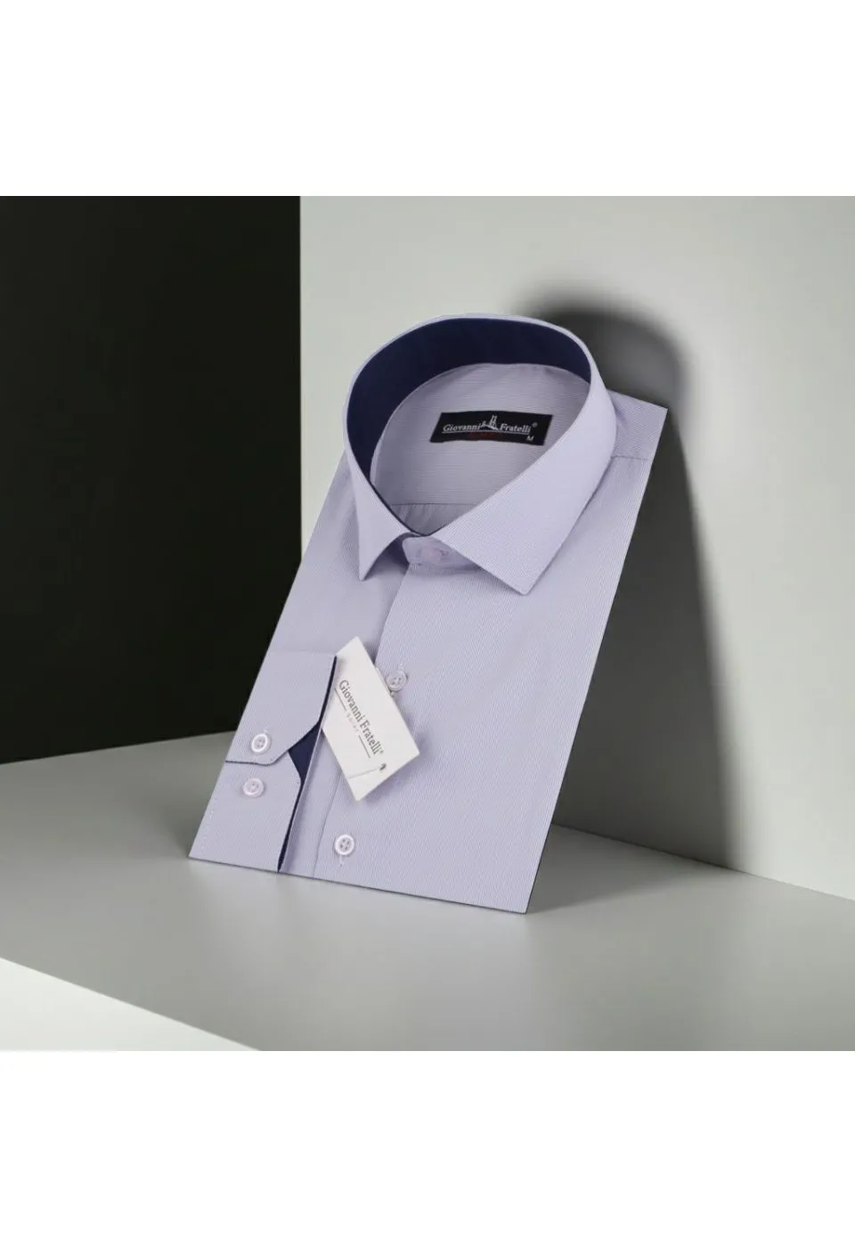 Slim Fit Uzun Kol Desenli Erkek Gömlek 3GMK310336009 - Giovanni Fratelli