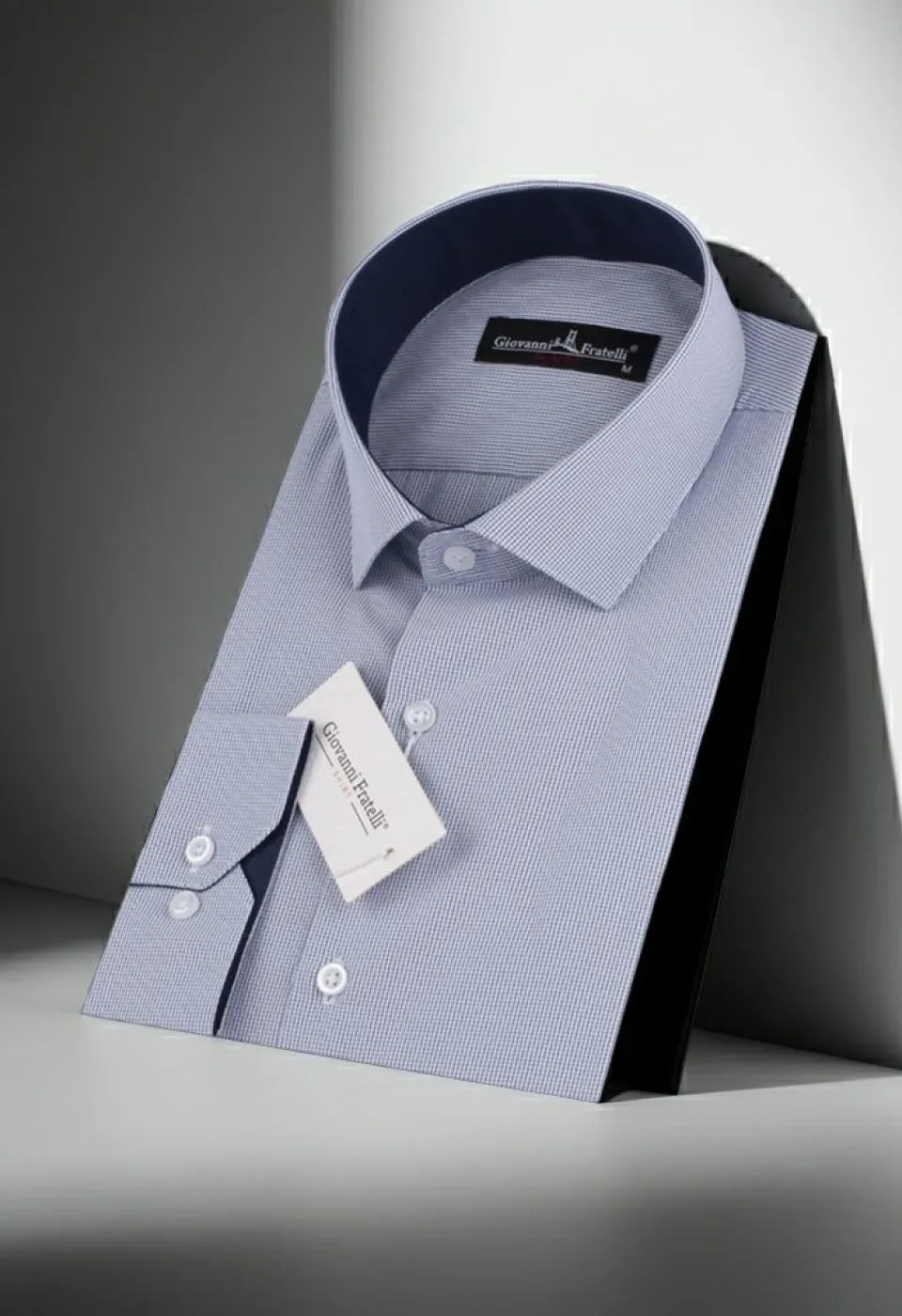 Slim Fit Uzun Kol Desenli Erkek Gömlek 3GMK310336010 - Giovanni Fratelli