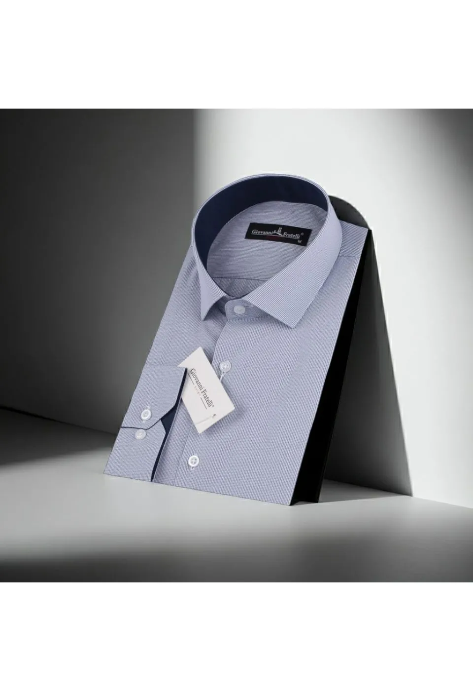 Slim Fit Uzun Kol Desenli Erkek Gömlek 3GMK310336010 - Giovanni Fratelli