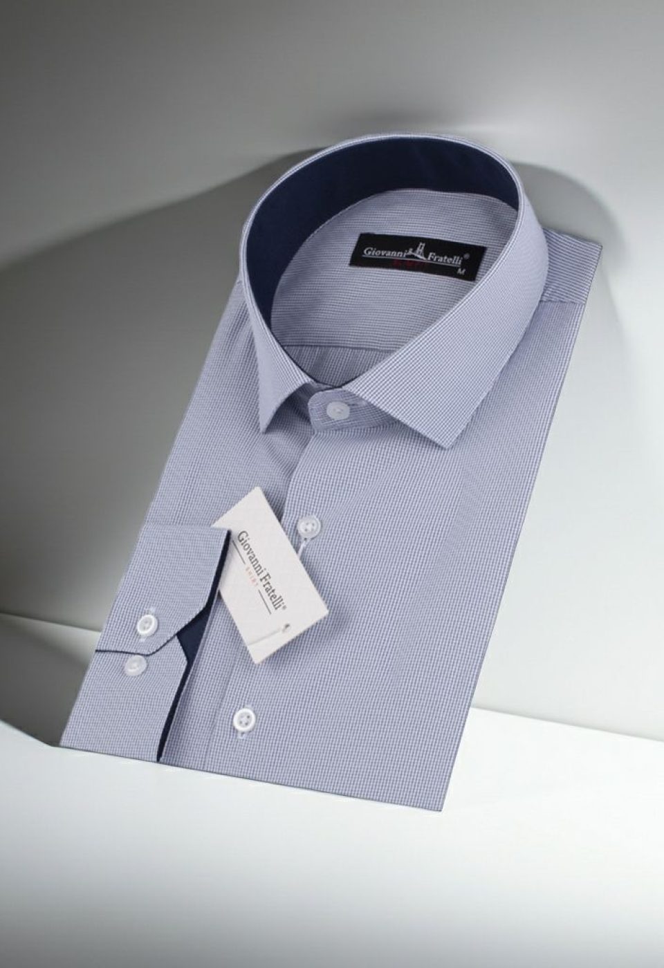 Slim Fit Uzun Kol Desenli Erkek Gömlek 3GMK310336010