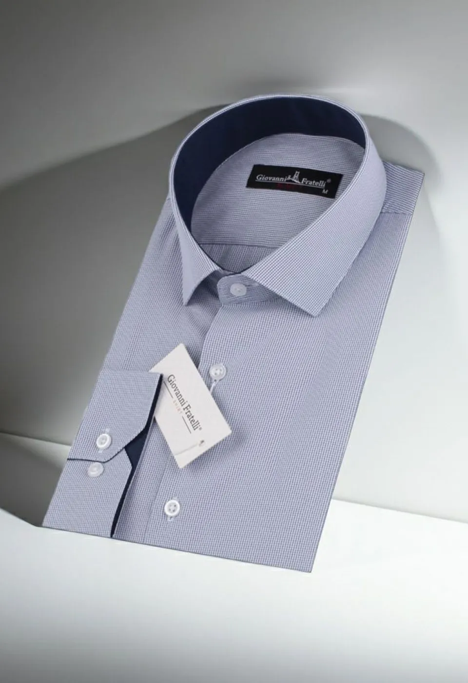 Slim Fit Uzun Kol Desenli Erkek Gömlek 3GMK310336010 - Giovanni Fratelli