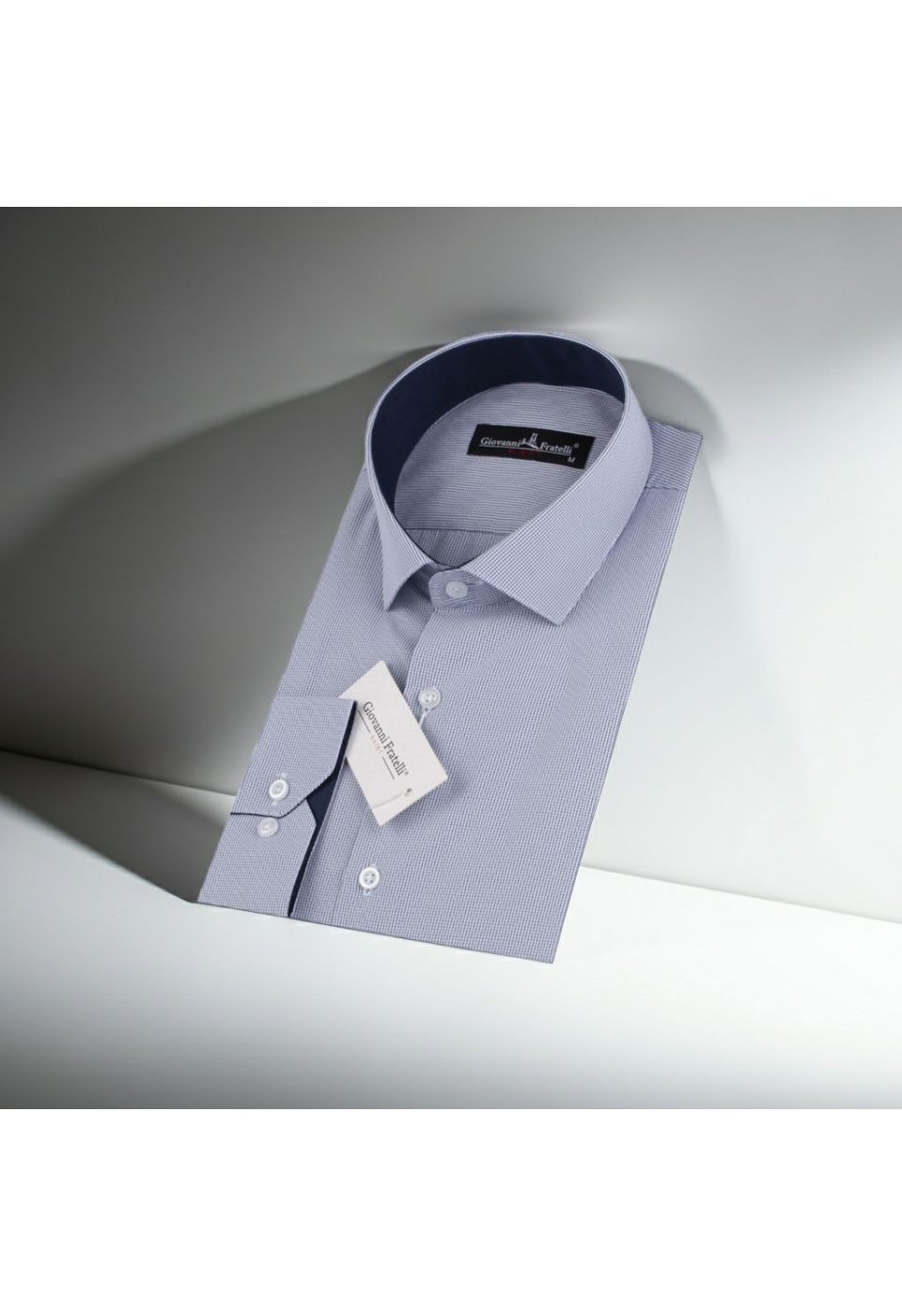 Slim Fit Uzun Kol Desenli Erkek Gömlek 3GMK310336010 - Giovanni Fratelli