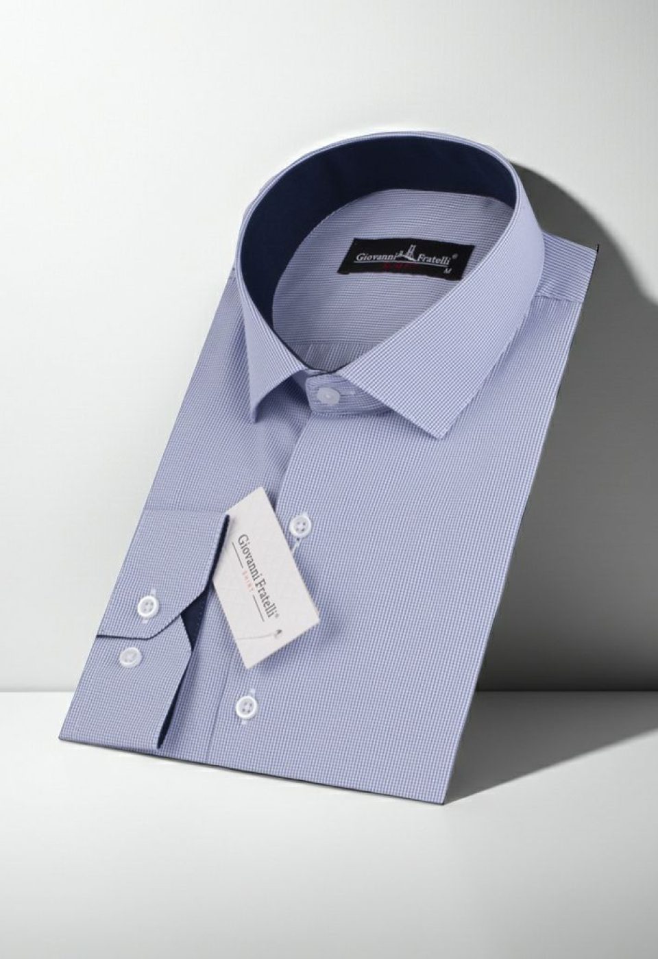 Slim Fit Uzun Kol Desenli Erkek Gömlek 3GMK310336011