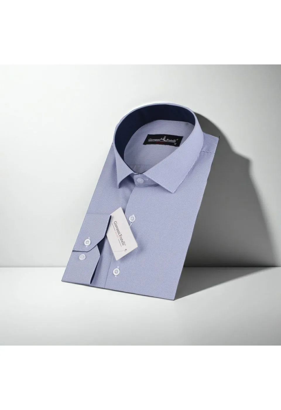 Slim Fit Uzun Kol Desenli Erkek Gömlek 3GMK310336011 - Giovanni Fratelli