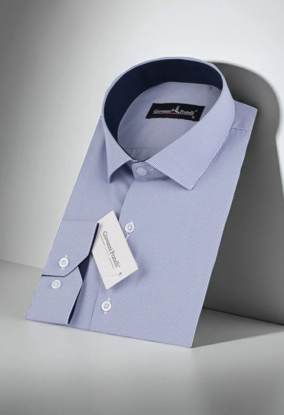 Slim Fit Uzun Kol Desenli Erkek Gömlek 3GMK310336011 - Giovanni Fratelli