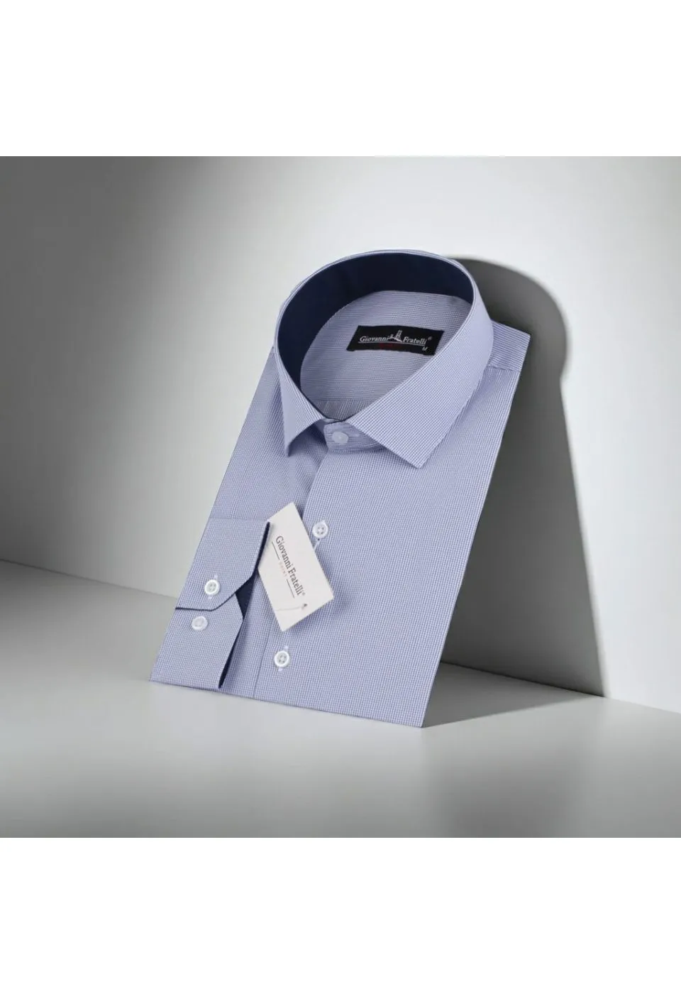 Slim Fit Uzun Kol Desenli Erkek Gömlek 3GMK310336011 - Giovanni Fratelli
