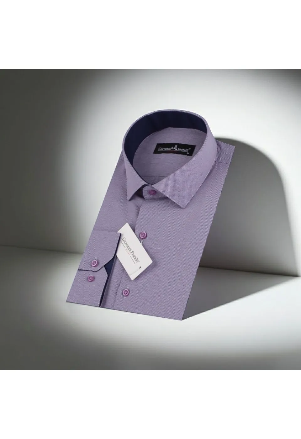 Slim Fit Uzun Kol Desenli Erkek Gömlek 3GMK310336013 - Giovanni Fratelli