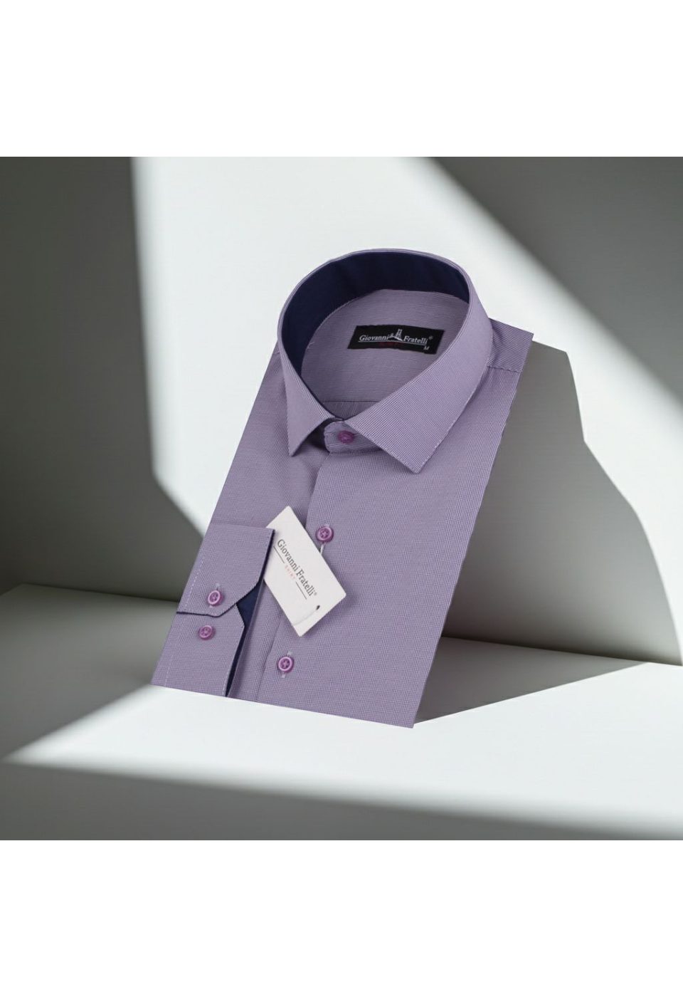 Slim Fit Uzun Kol Desenli Erkek Gömlek 3GMK310336013 - Giovanni Fratelli