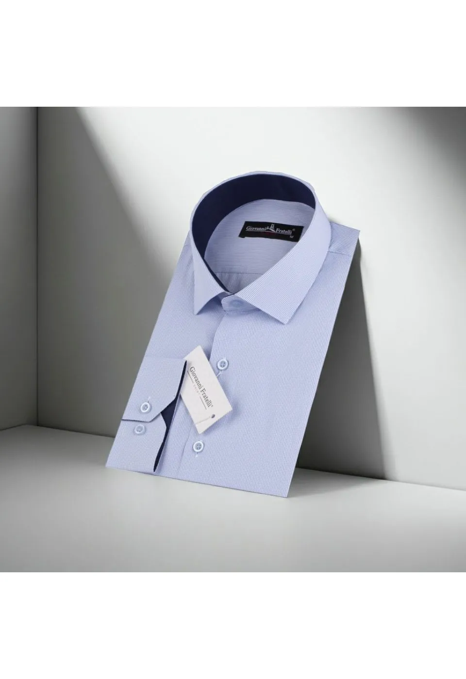 Slim Fit Uzun Kol Desenli Erkek Gömlek 3GMK310336014 - Giovanni Fratelli