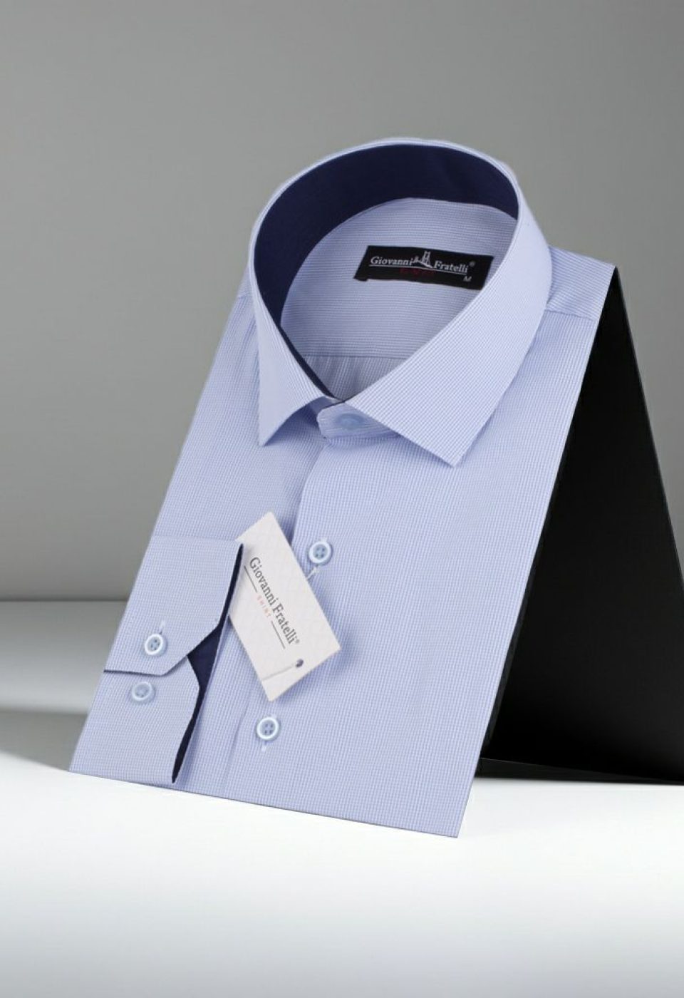 Slim Fit Uzun Kol Desenli Erkek Gömlek 3GMK310336014