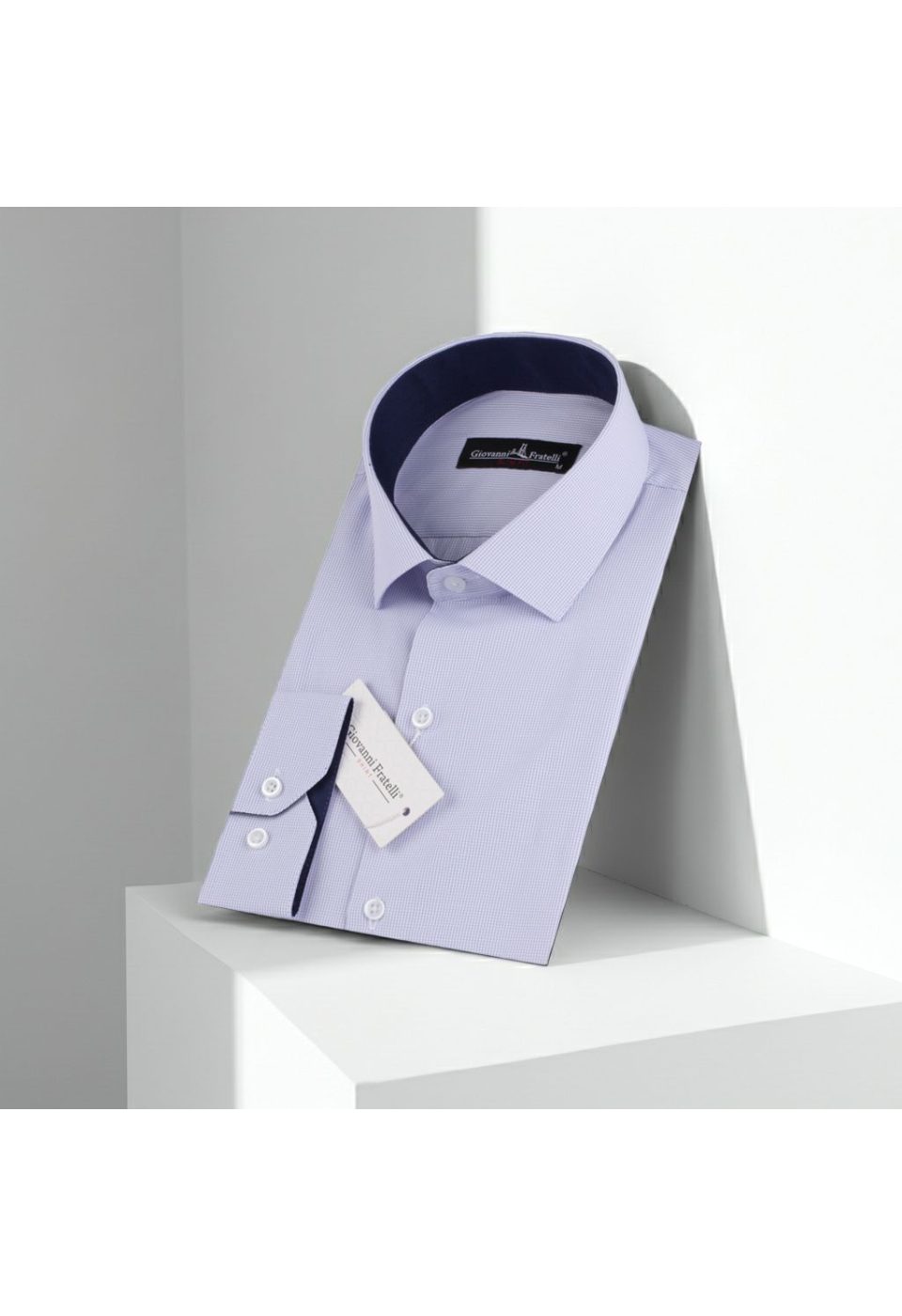 Slim Fit Uzun Kol Desenli Erkek Gömlek 3GMK310336016 - Giovanni Fratelli