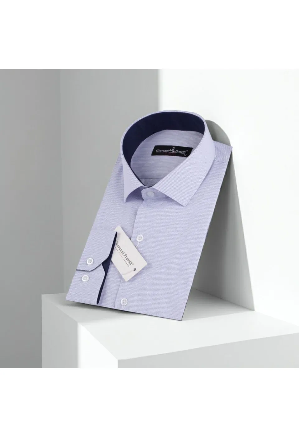 Slim Fit Uzun Kol Desenli Erkek Gömlek 3GMK310336016 - Giovanni Fratelli