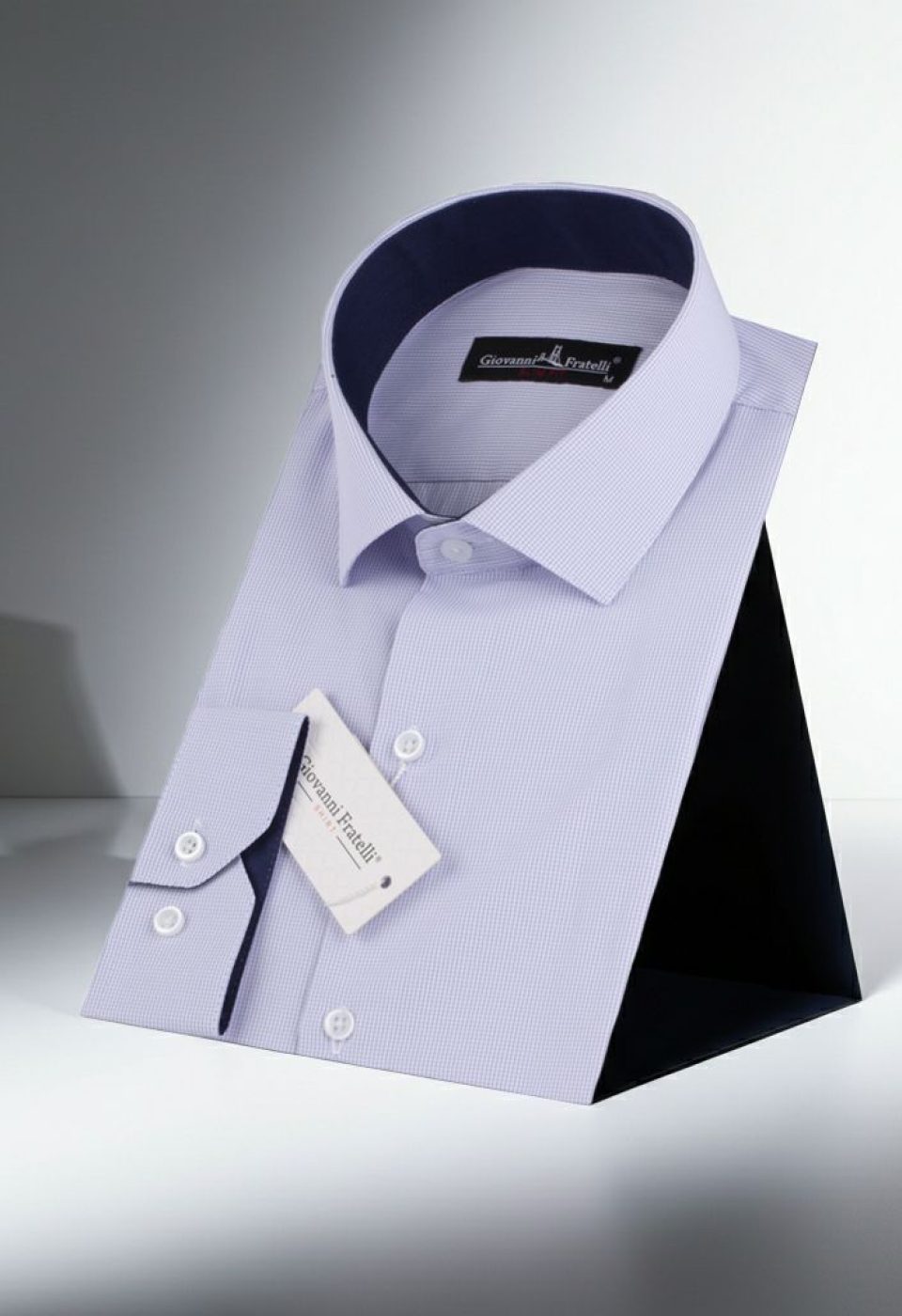Slim Fit Uzun Kol Desenli Erkek Gömlek 3GMK310336016