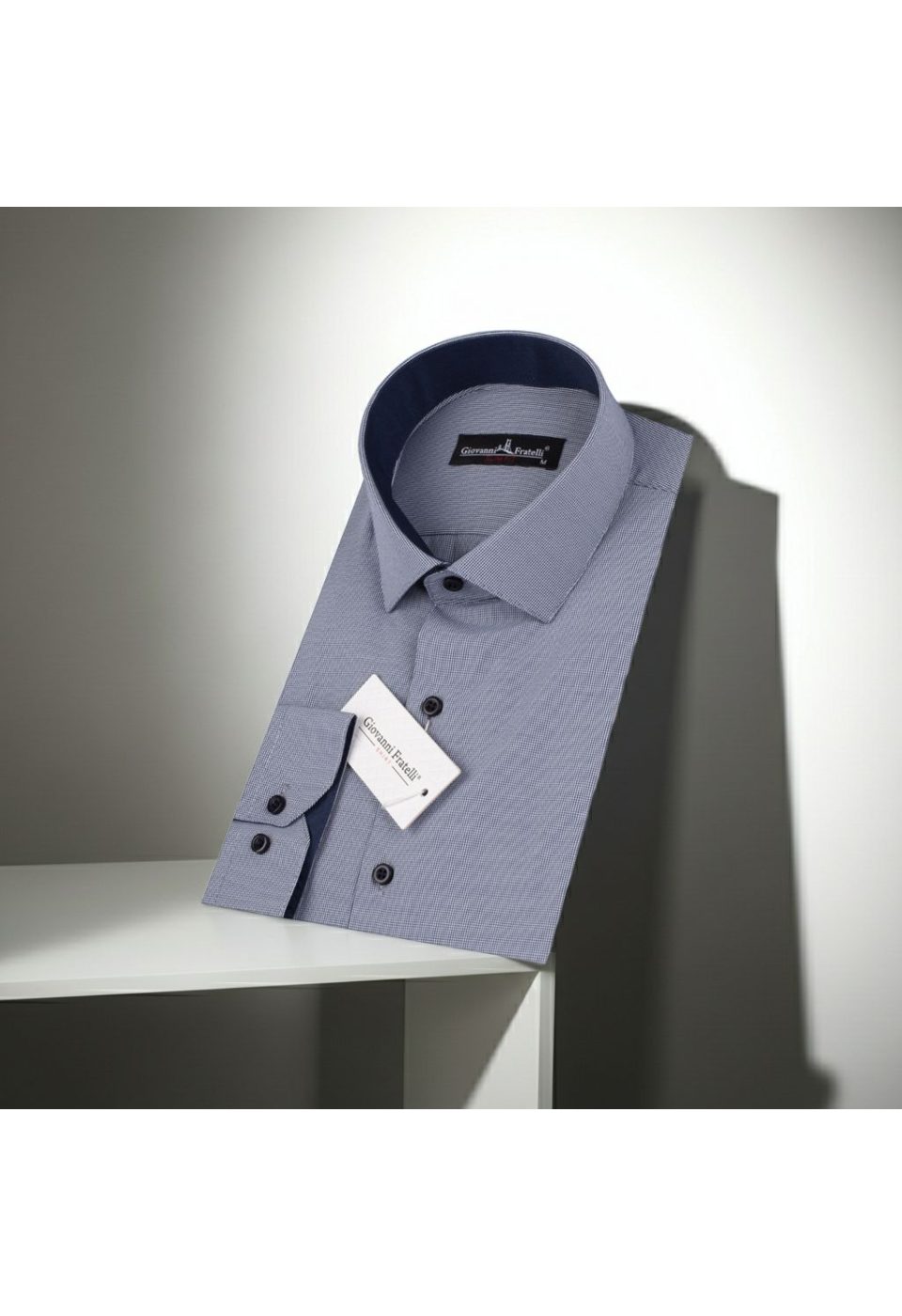 Slim Fit Uzun Kol Desenli Erkek Gömlek 3GMK310336018 - Giovanni Fratelli
