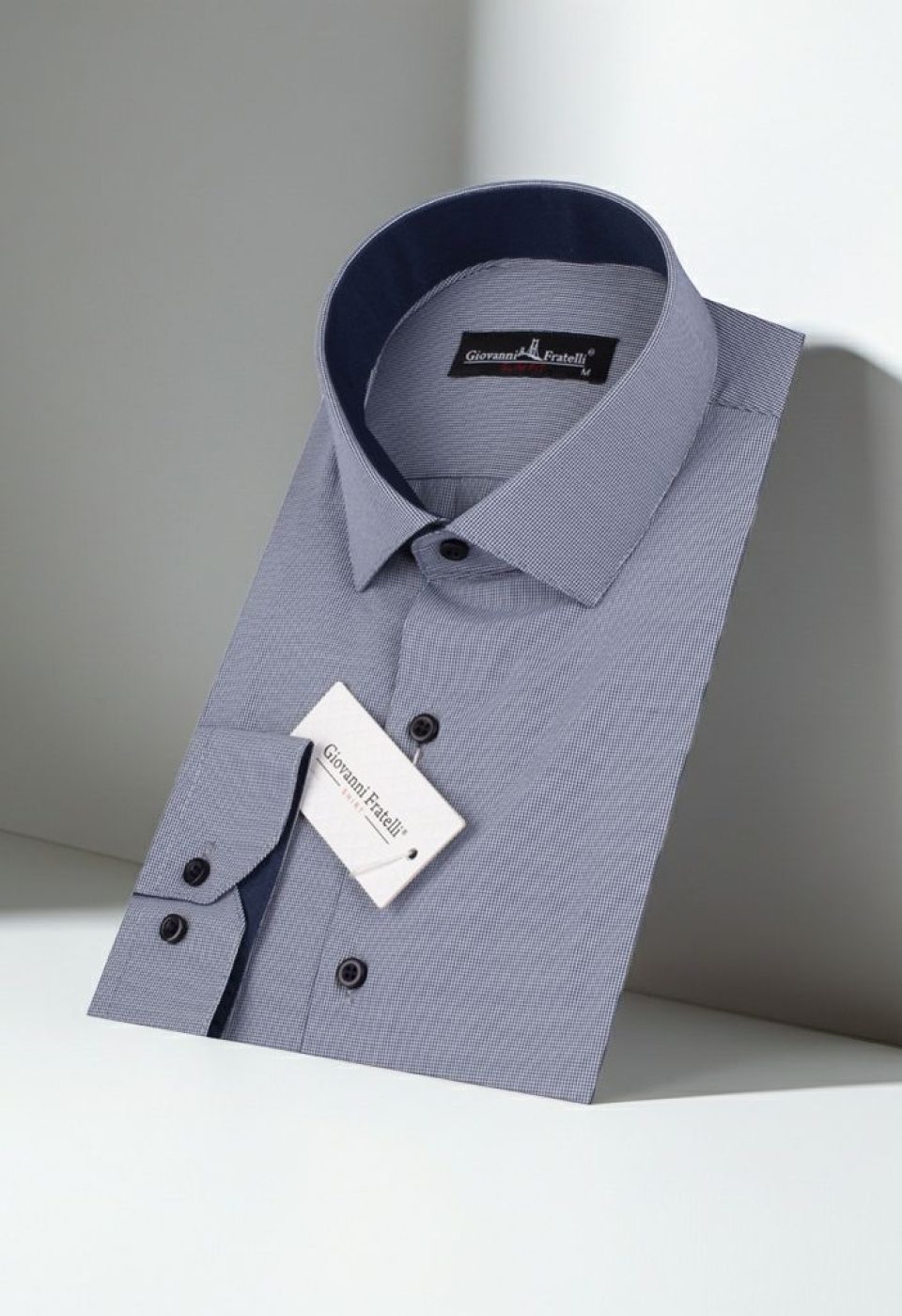 Slim Fit Uzun Kol Desenli Erkek Gömlek 3GMK310336018