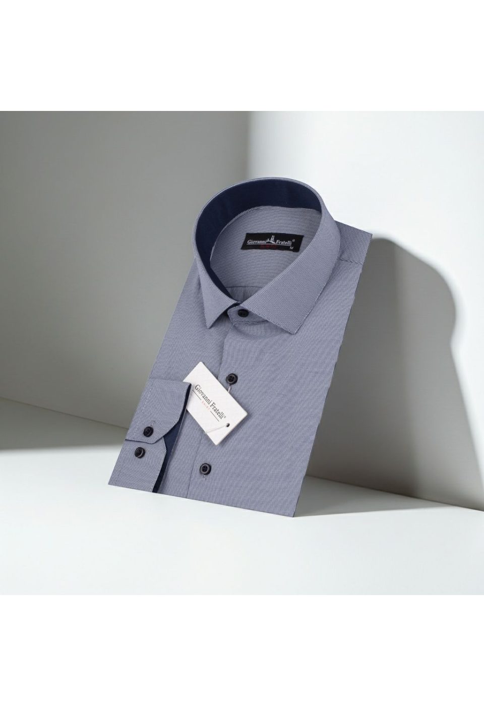 Slim Fit Uzun Kol Desenli Erkek Gömlek 3GMK310336018 - Giovanni Fratelli