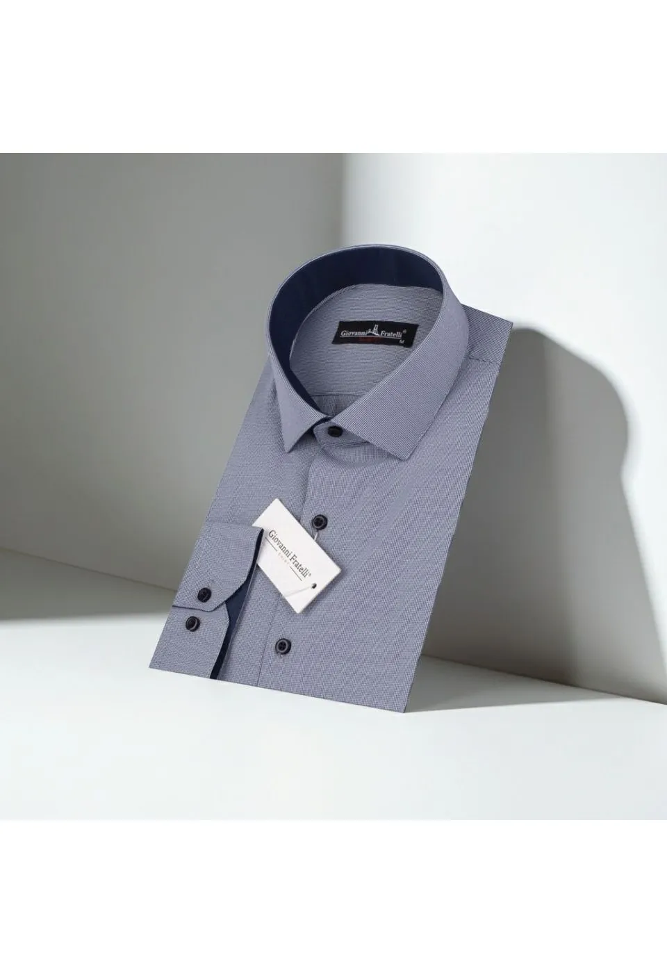 Slim Fit Uzun Kol Desenli Erkek Gömlek 3GMK310336018 - Giovanni Fratelli