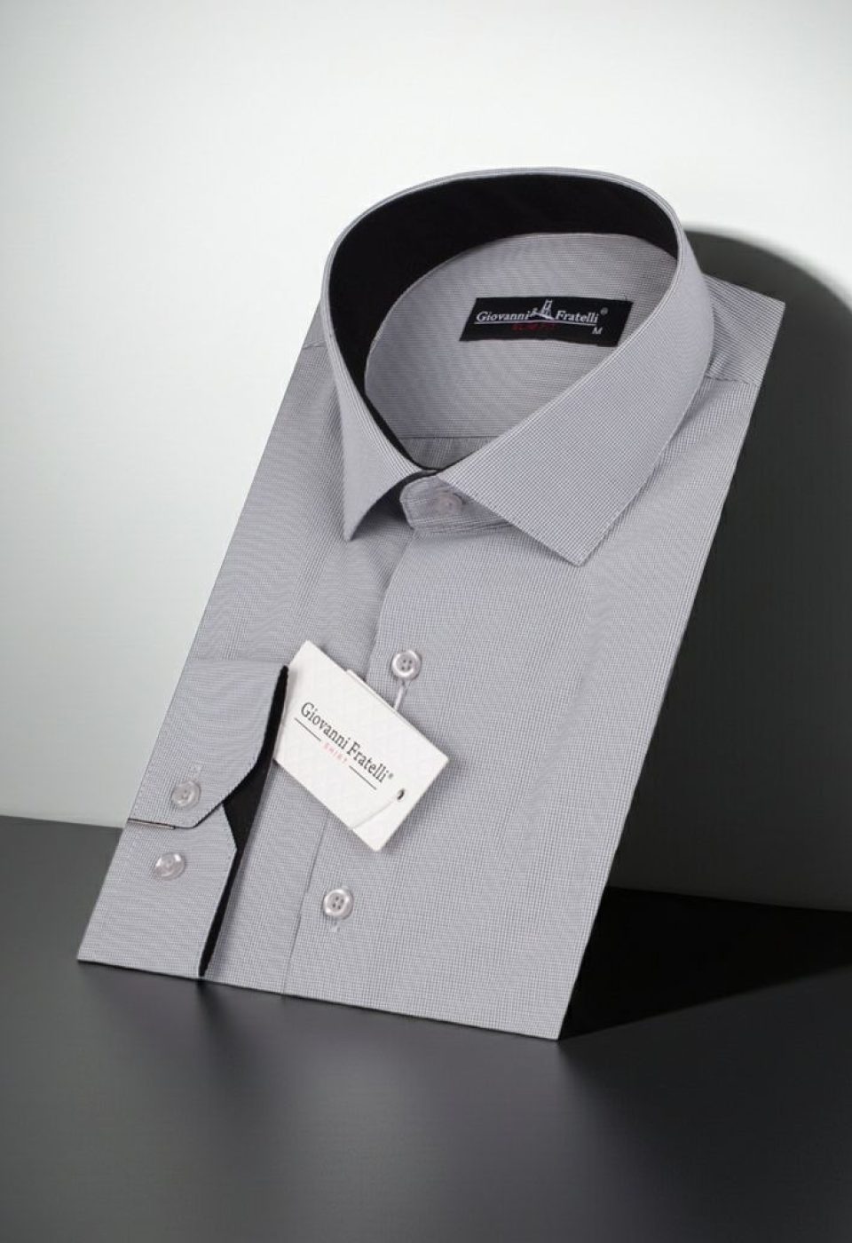 Slim Fit Uzun Kol Desenli Erkek Gömlek 3GMK310336021 - Giovanni Fratelli