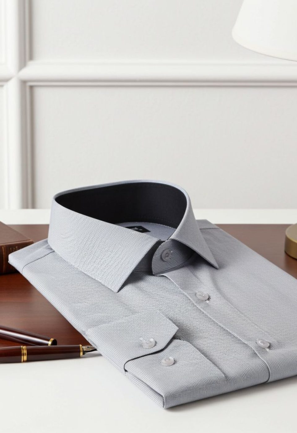 Slim Fit Uzun Kol Desenli Erkek Gömlek 3GMK310336021