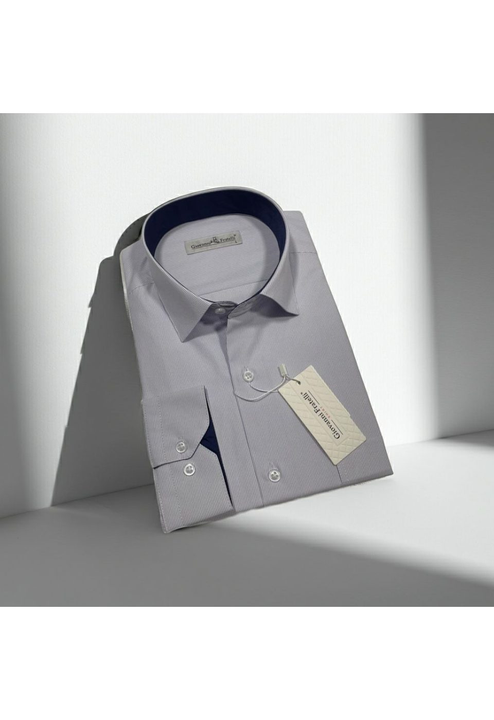 0340 ST 025 Klasik Uzun Kol Desenli Erkek Gömlek 3GMK330340025 - Giovanni Fratelli