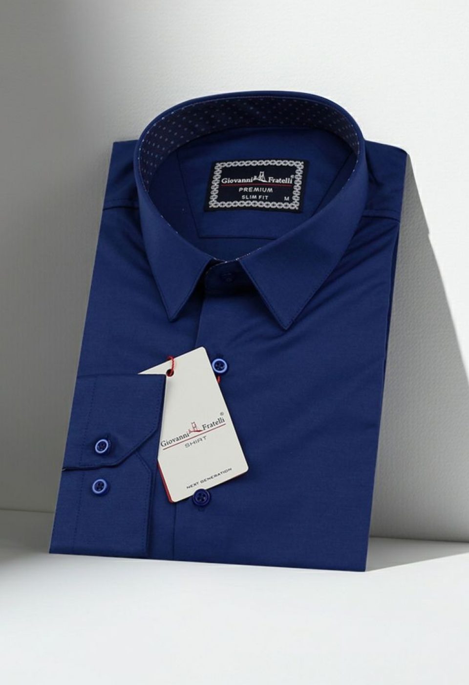 3029 CR SATIN 004 Slim Fit Uzun Kol Düz Renk Saten Erkek Gömlek 3GMK313029004 - Giovanni Fratelli