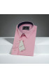 Slim Fit Uzun Kol Düz Renk Saten Erkek Gömlek 3GMK313029007 Slim Fit Uzun Kol Düz Renk Saten Erkek Gömlek 3GMK313029007