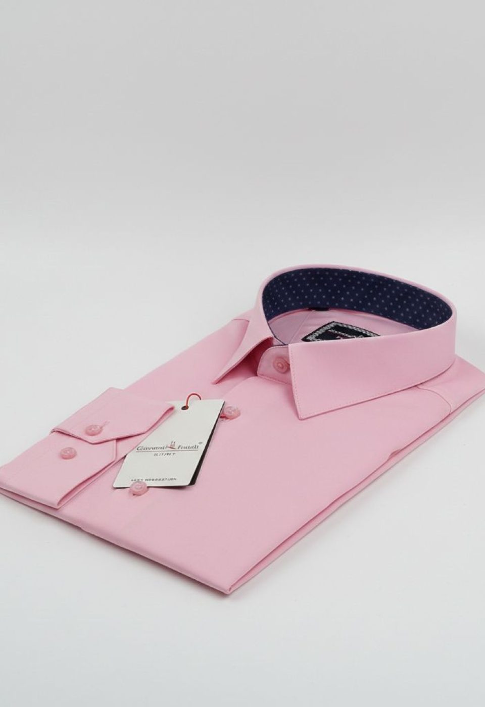 3029 CR SATIN 007 Slim Fit Uzun Kol Düz Renk Saten Erkek Gömlek 3GMK313029007 - Giovanni Fratelli
