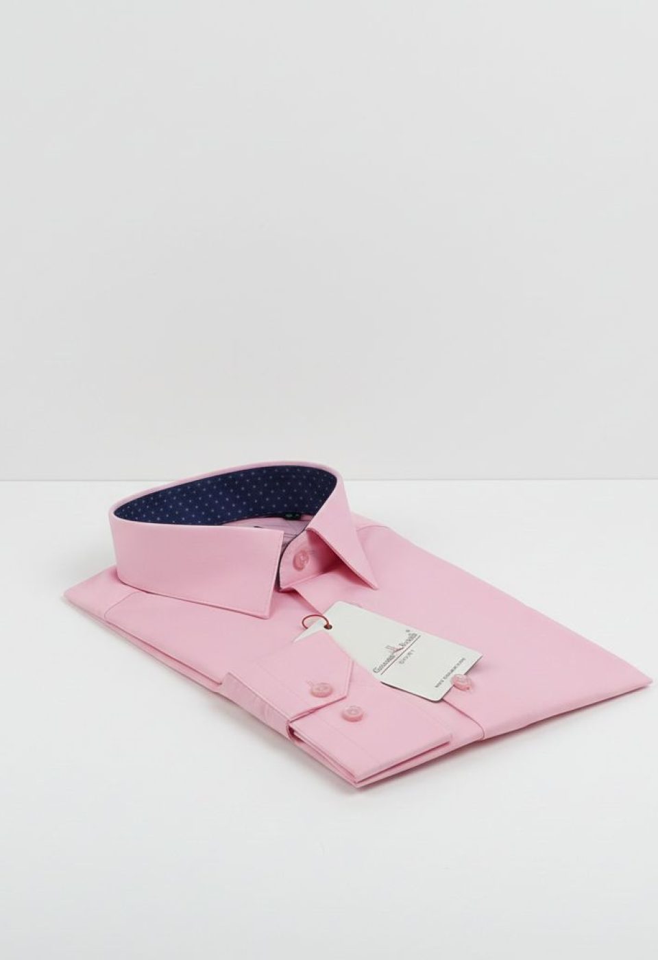3029 CR SATIN 007 Slim Fit Uzun Kol Düz Renk Saten Erkek Gömlek 3GMK313029007 - Giovanni Fratelli