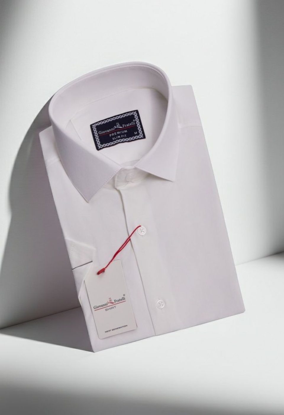Slim Fit Kısa Kol Düz Renk Saten Erkek Gömlek 3GMK323030002