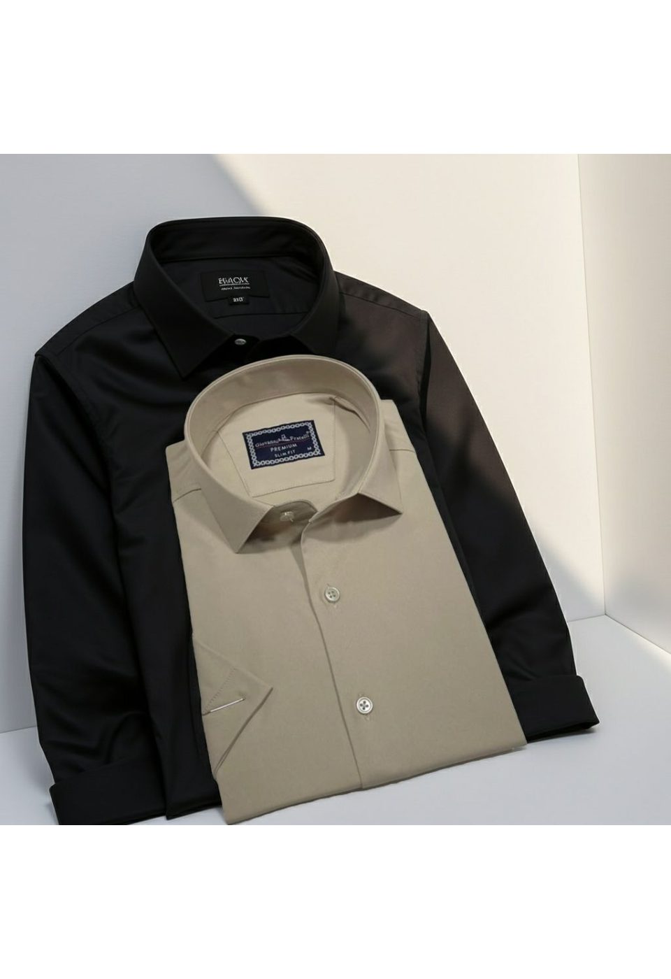Slim Fit Kısa Kol Düz Renk Saten Erkek Gömlek 3GMK323030016 - Giovanni Fratelli