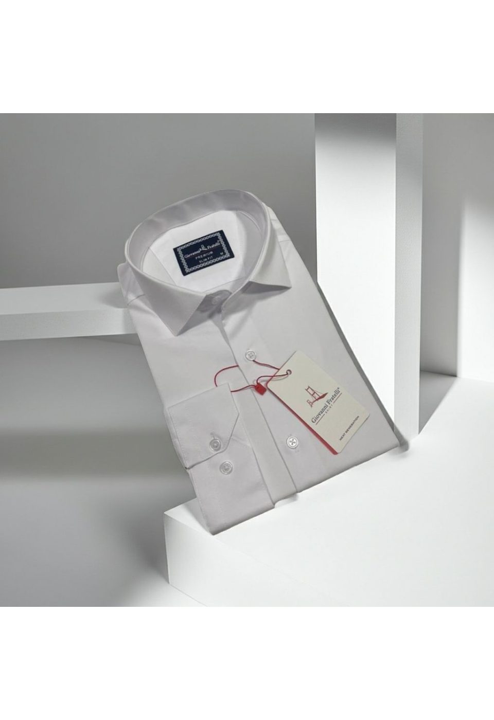 3030 CR SATIN 001 Slim Fit Uzun Kol Düz Renk Saten Erkek Gömlek 3GMK313030001 - Giovanni Fratelli