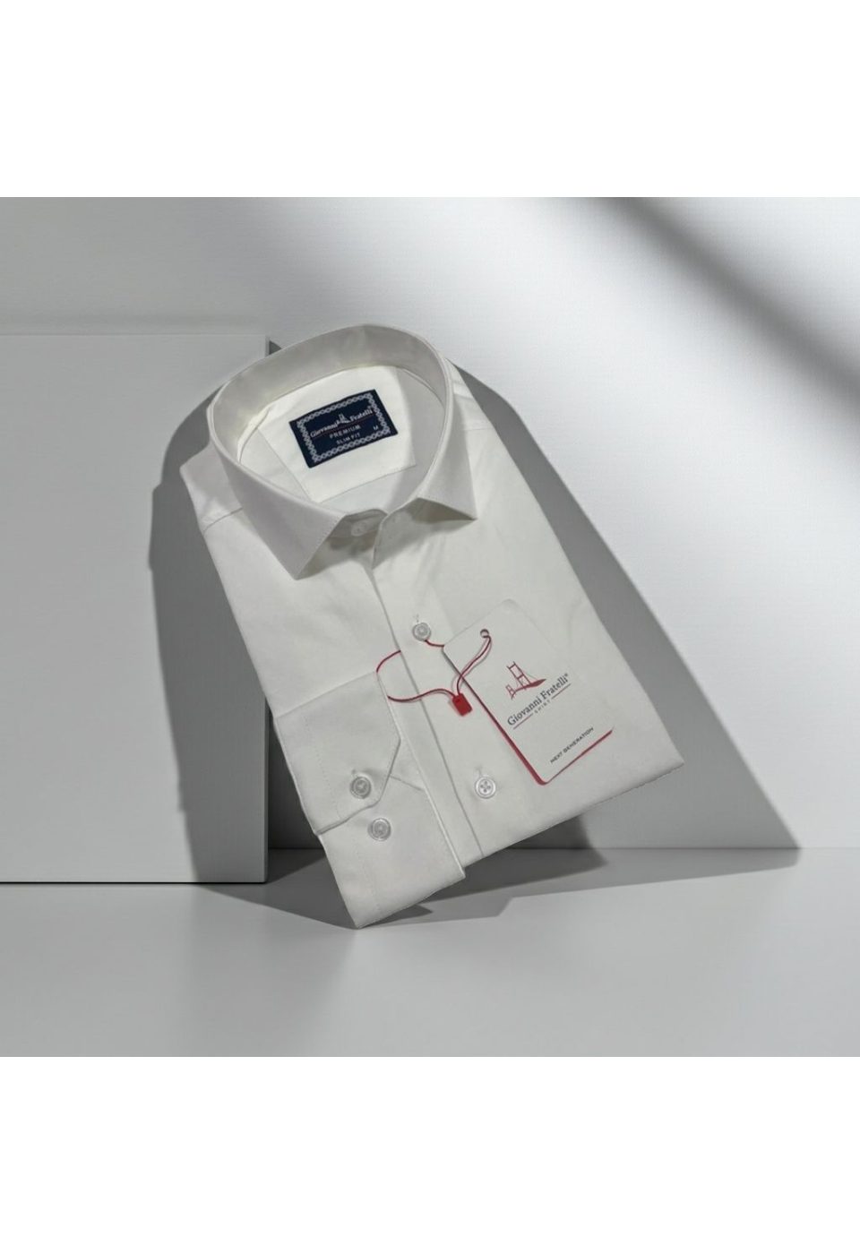 3030 CR SATIN 001 Slim Fit Uzun Kol Düz Renk Saten Erkek Gömlek 3GMK313030001 - Giovanni Fratelli