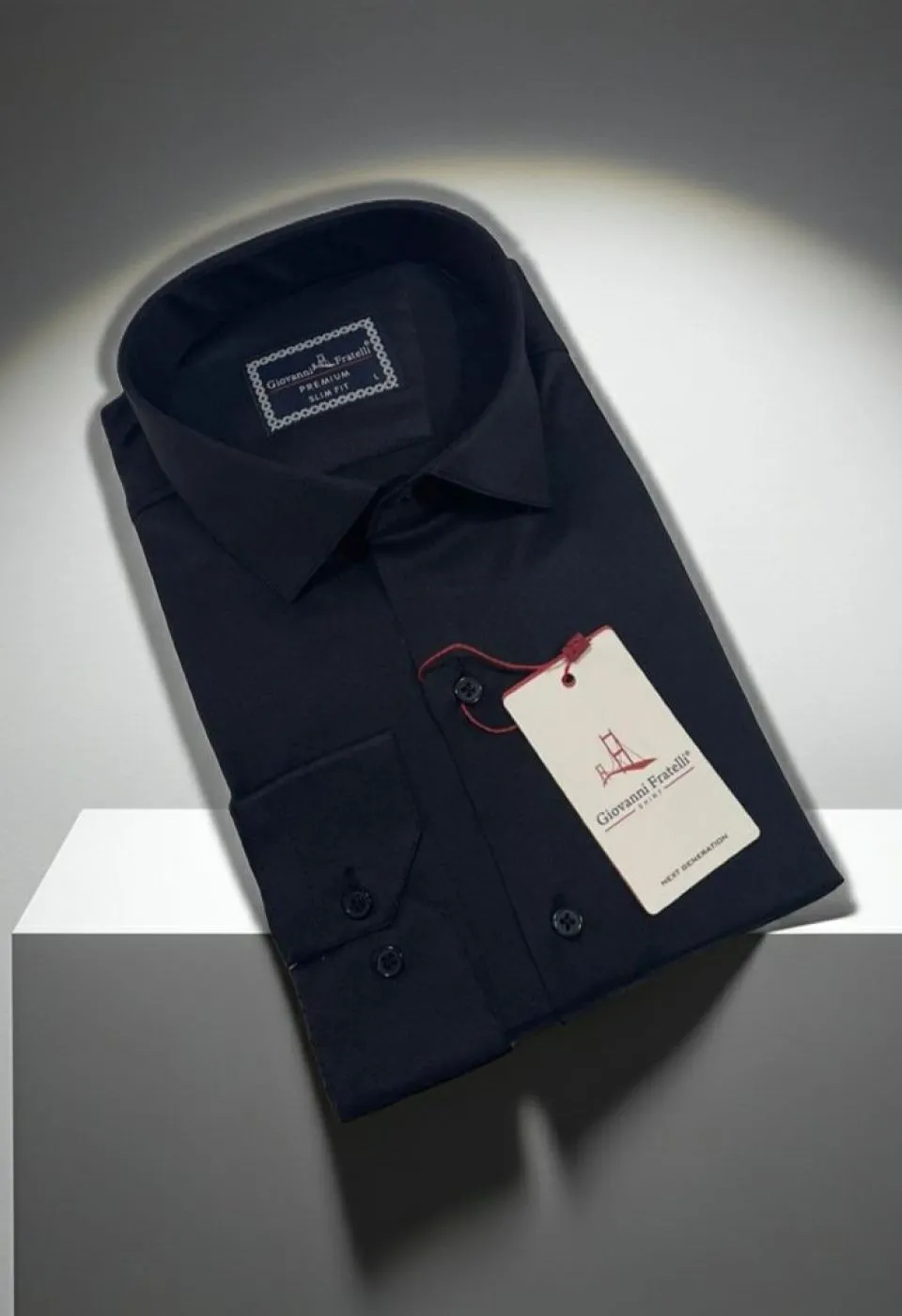 Slim Fit Uzun Kol Düz Renk Saten Erkek Gömlek 3GMK313030009